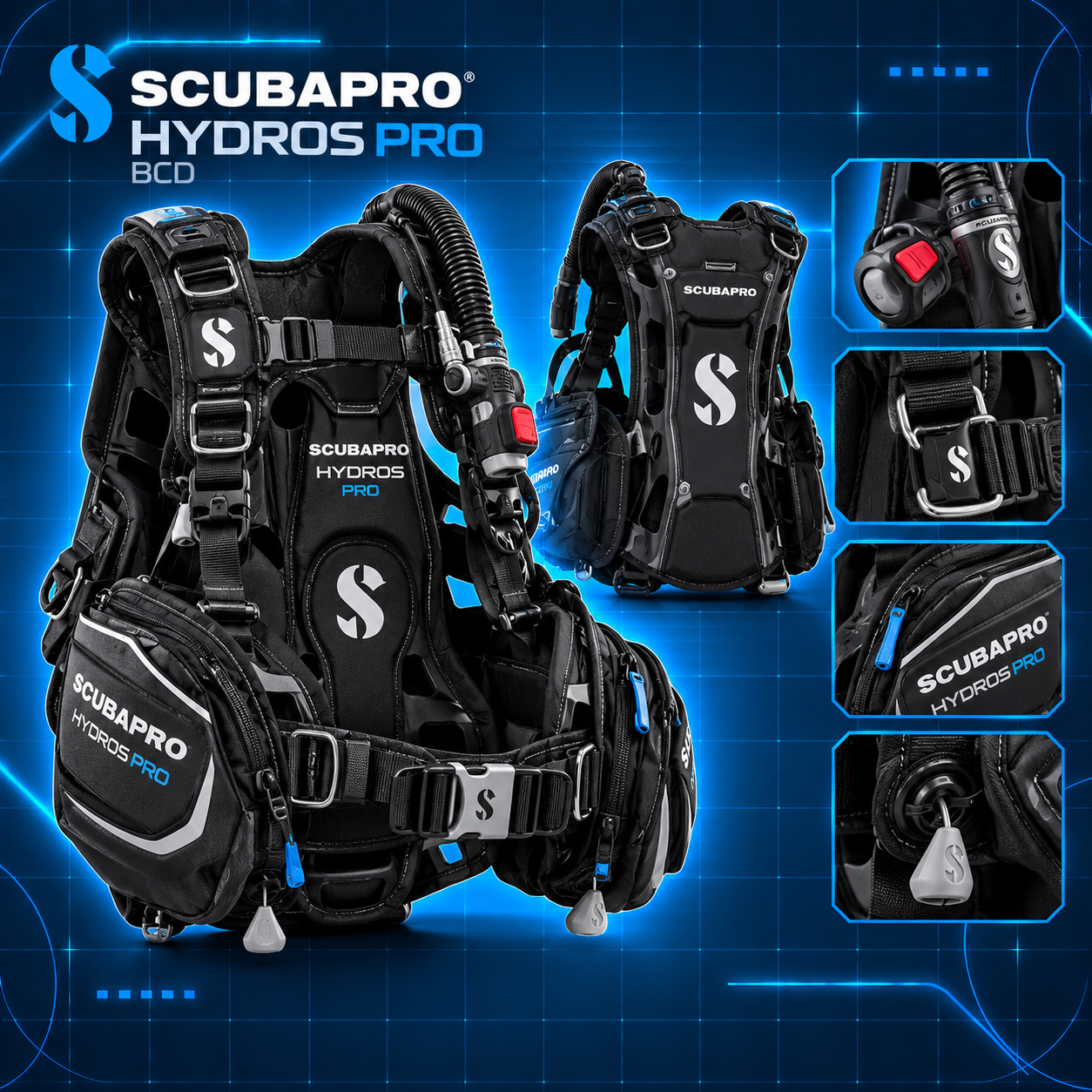 Recreational back-inflate BCD