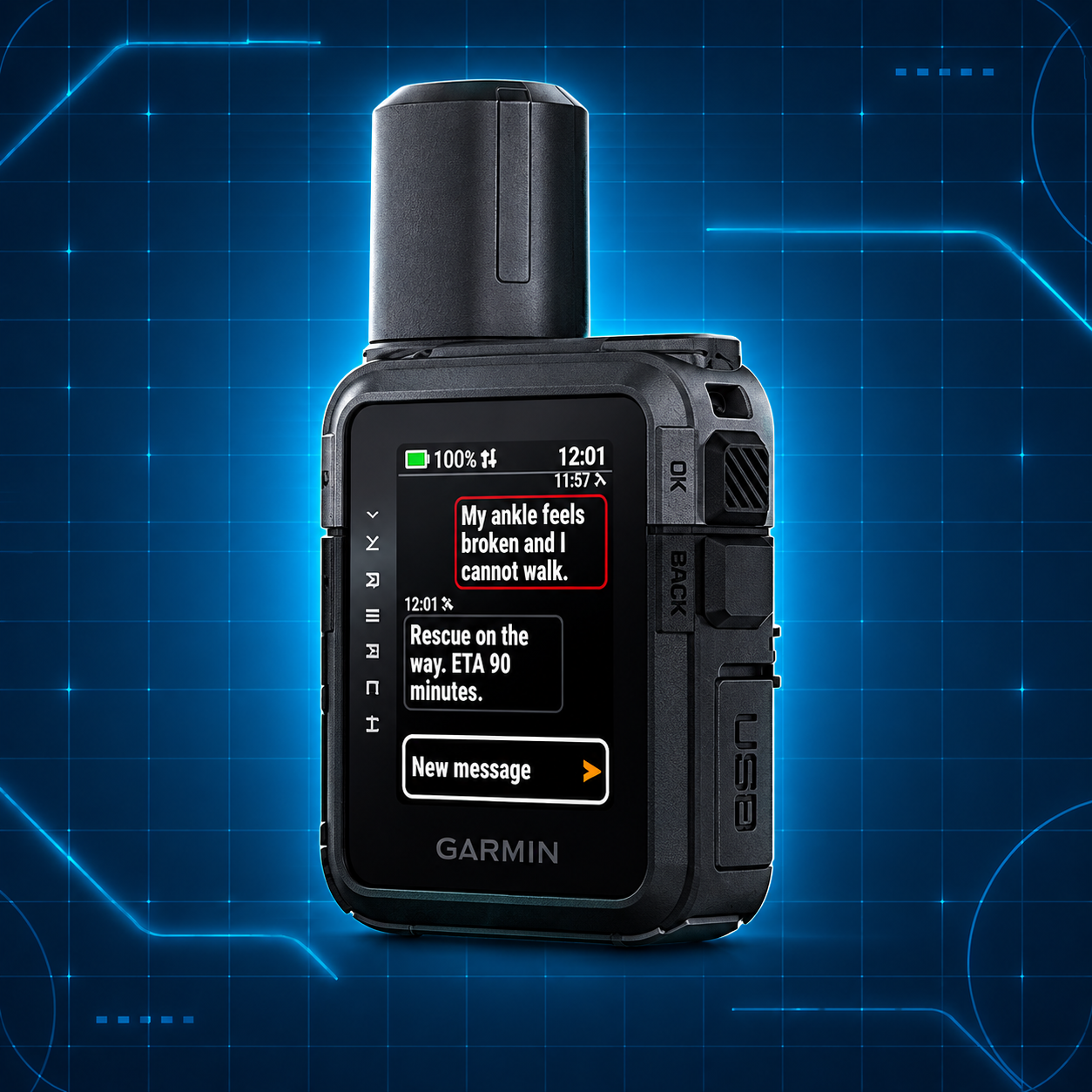 Garmin inReach Mini 3 Plus satellite communicator