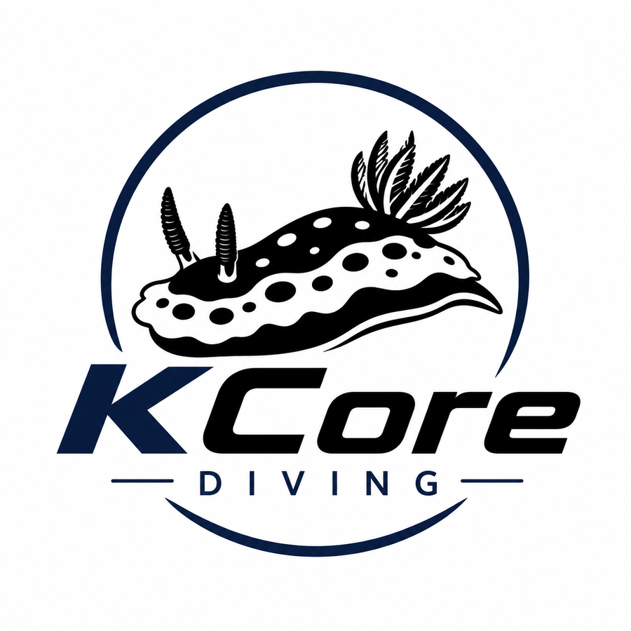 KCore Diving nudibranch logo