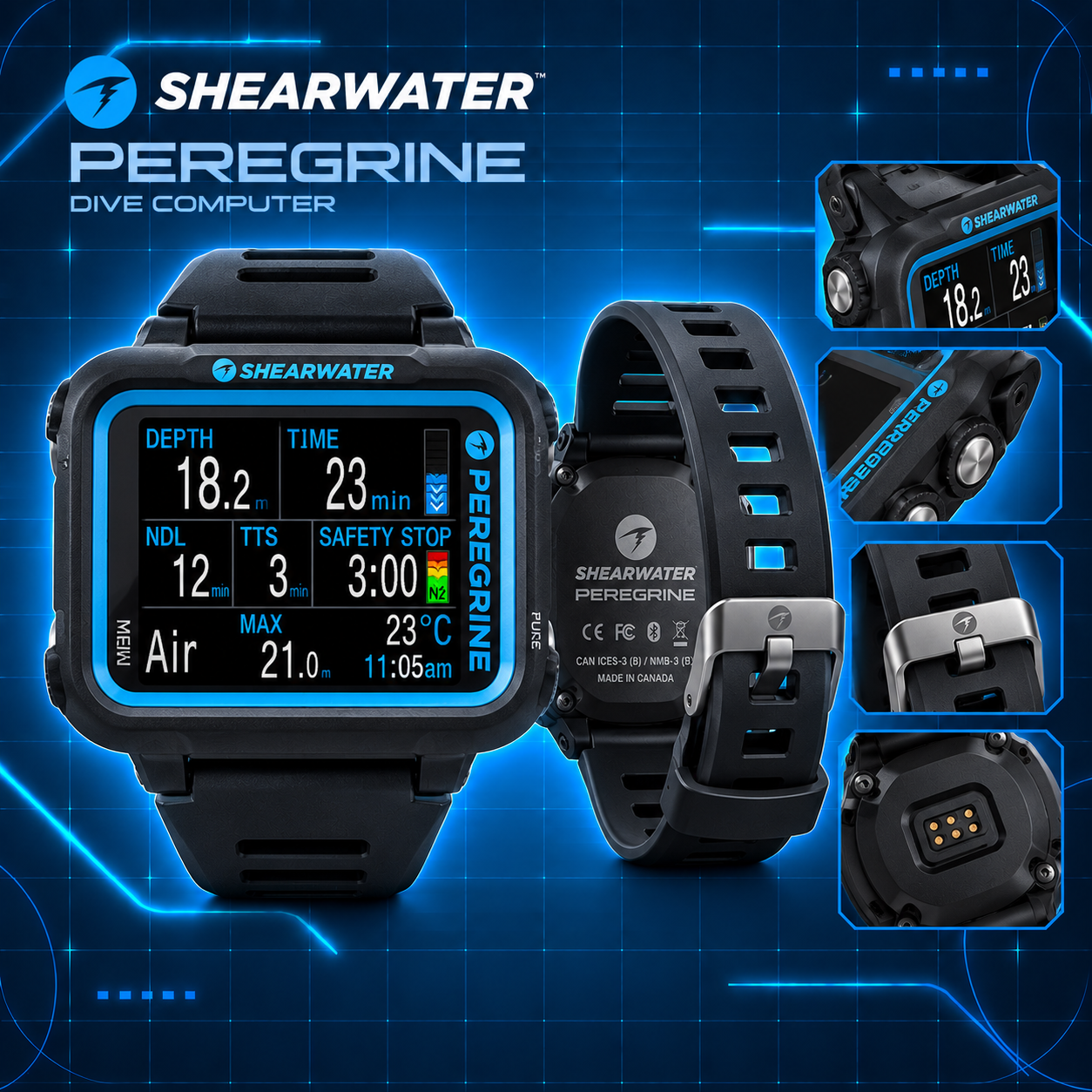 Shearwater Peregrine dive computer
