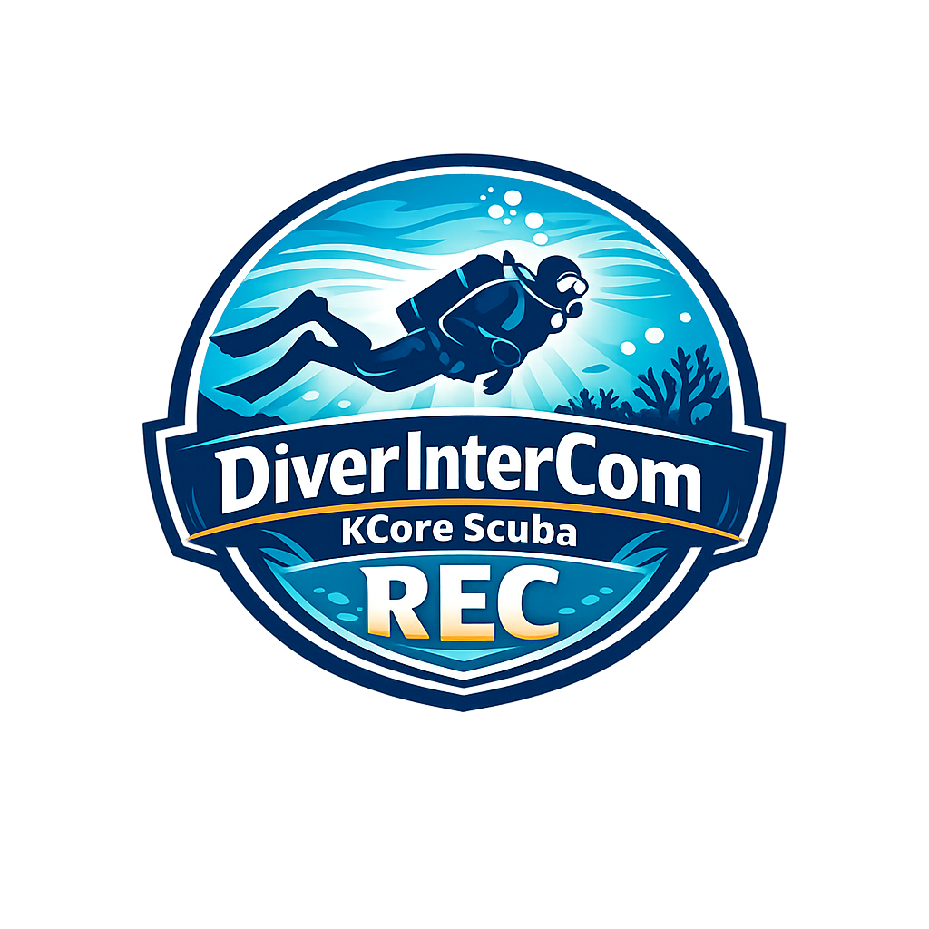 DiverInterCom KCore Scuba Rec logo