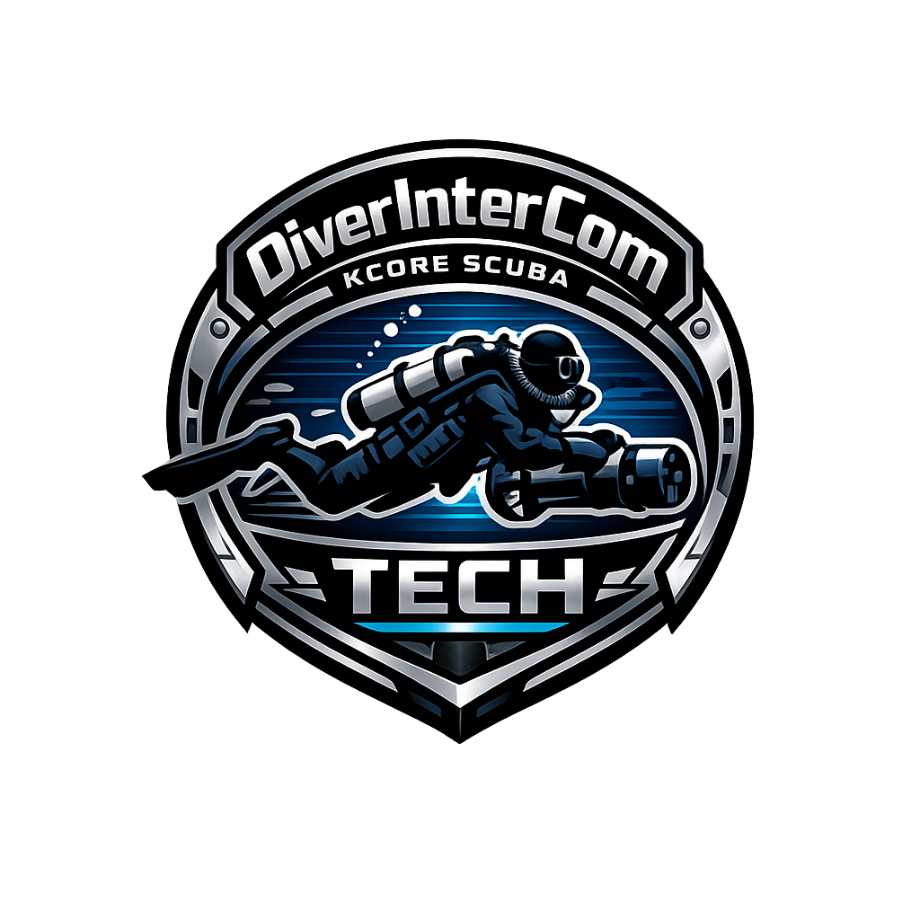 DiverInterCom KCore Scuba Tech logo